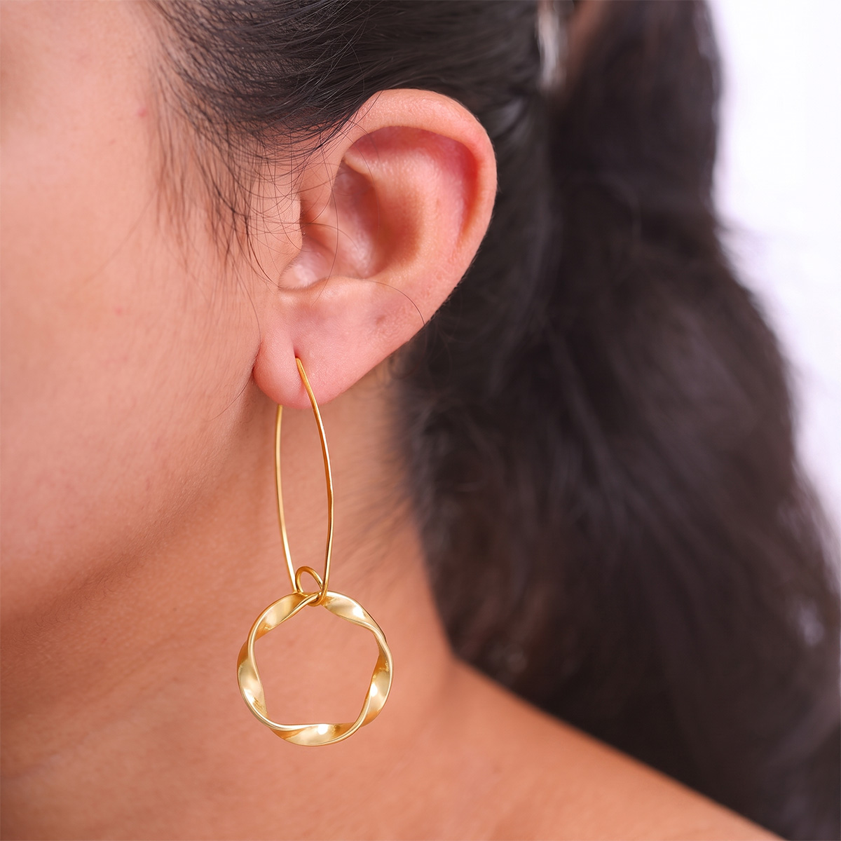 Orbit Loop Earrings - Image 3