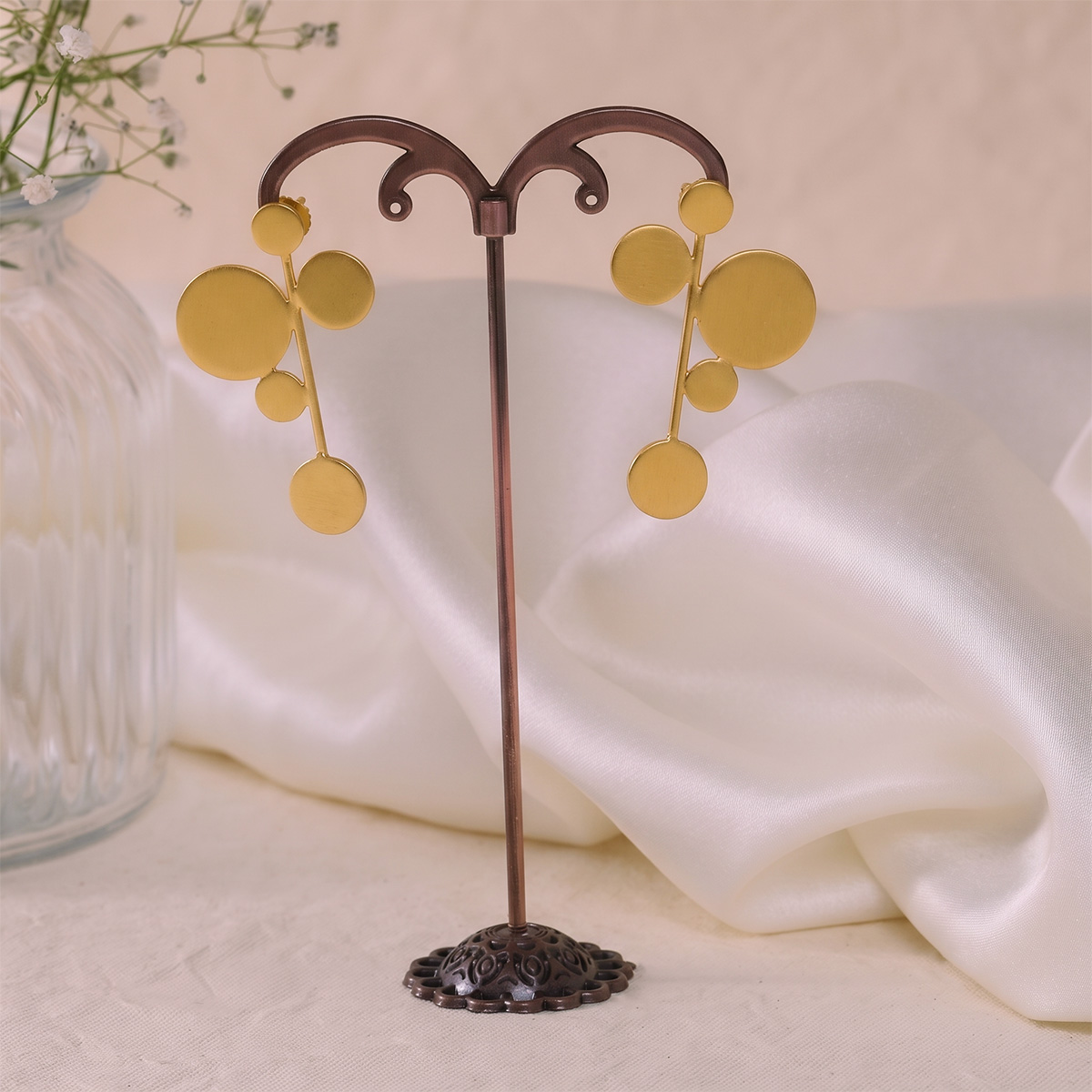 Orla Disc Earrings - Image 2