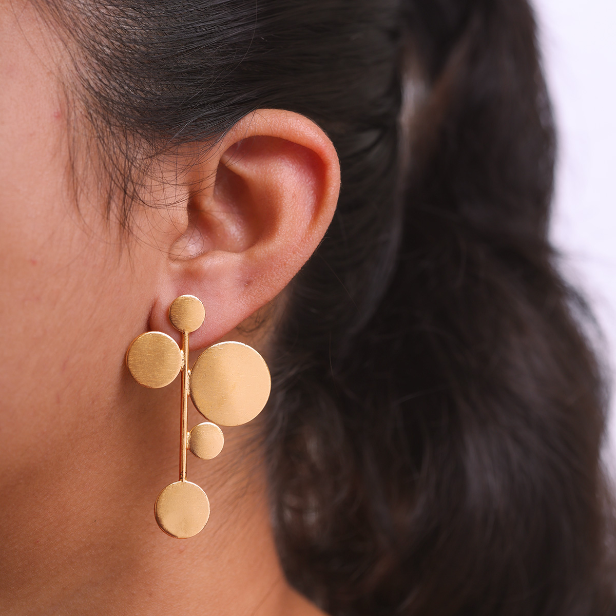 Orla Disc Earrings - Image 3