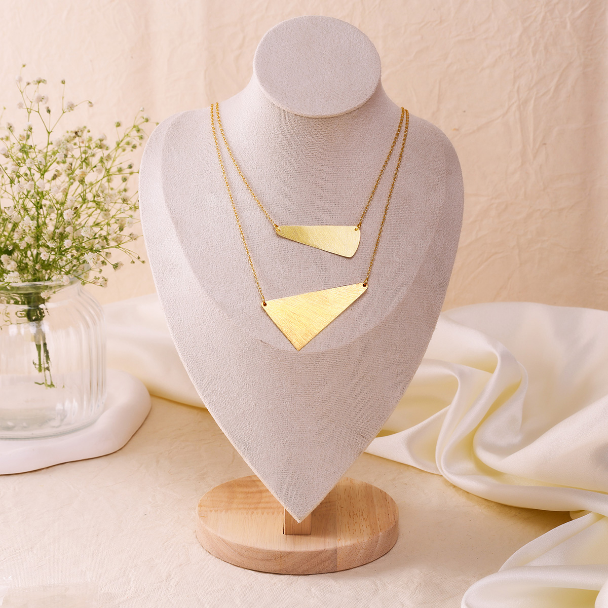 Orlina Geometric Necklace - Image 2