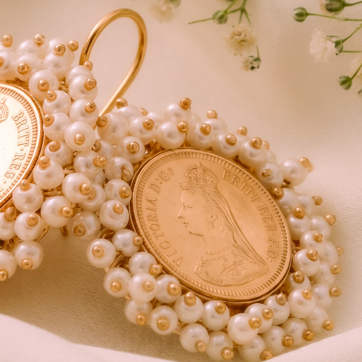Victoria Pearl Earrings - Image 4